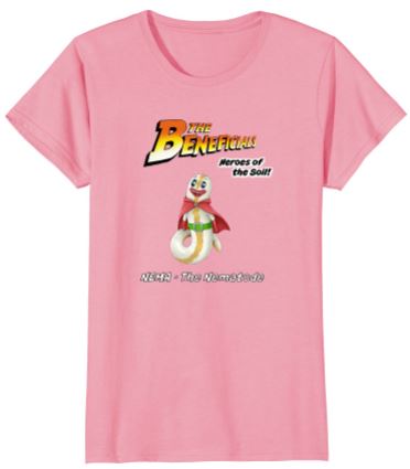 Heroes of the Soil - Nematode T-shirt