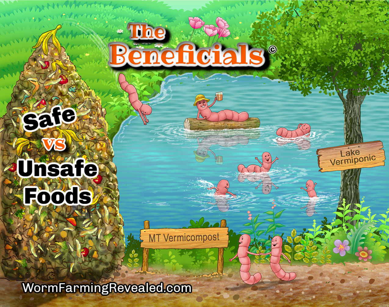 Safe vs Unsafe worm food article