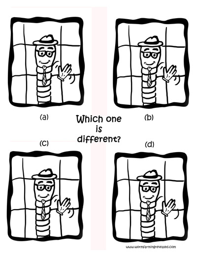 Which Picture Is Different Coloring Page