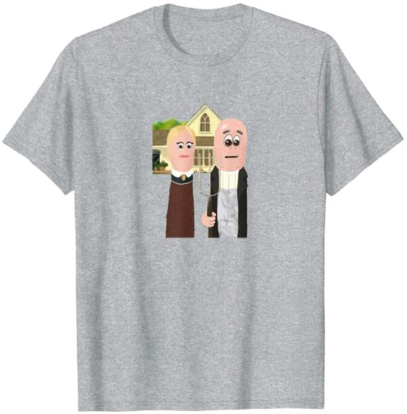 Worm Farming T Shirt American Gothic