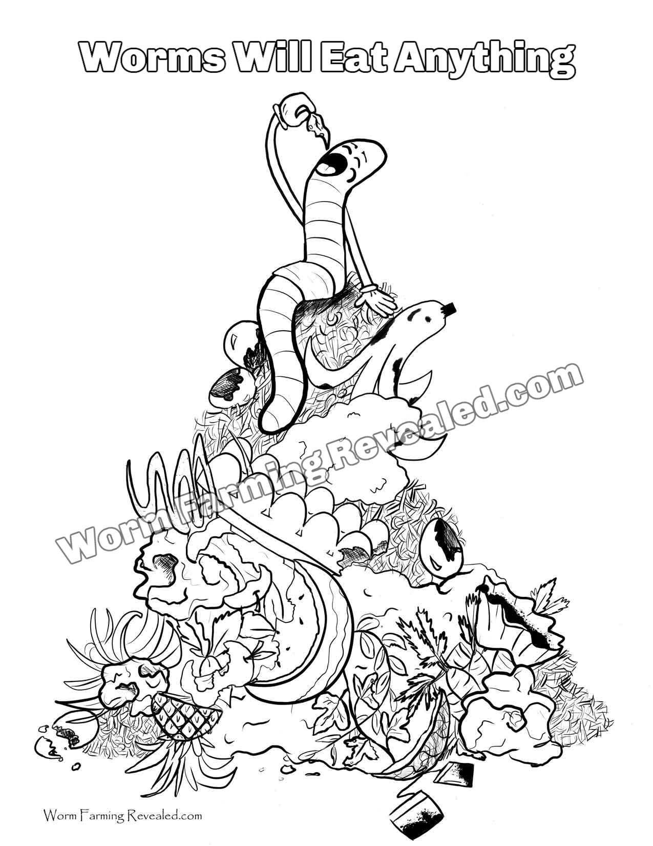 safe vs unsafe worm food article